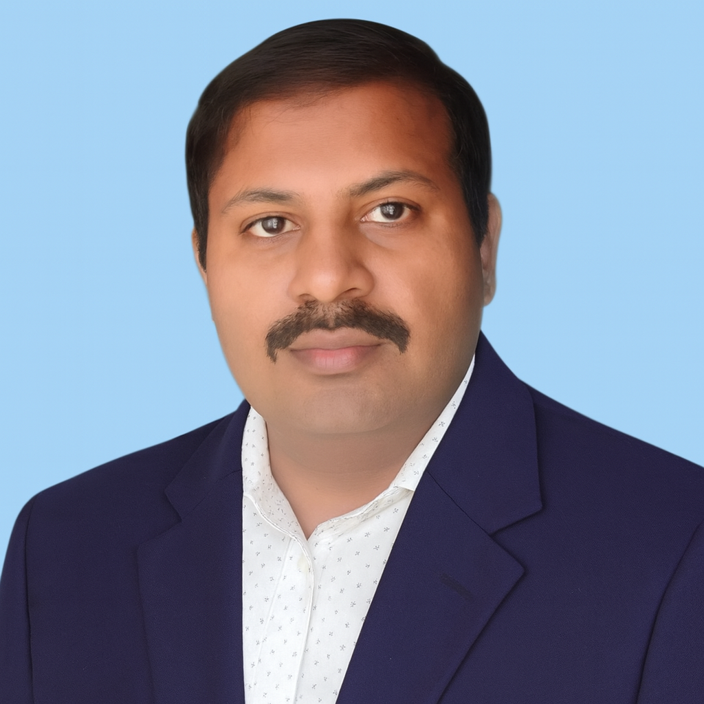 kumar linkedin banner photo blue bg